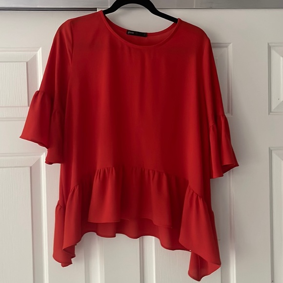 Gibson Tops - Gibson Orange top Size PL
